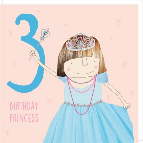 Rosie Made a Thing Card - 3 Princess