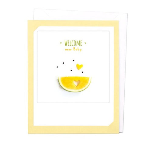 Pickmotion Photo-Card - Welcome New baby Melon