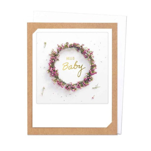 Pickmotion Photo-Card - Hello Baby Wreath