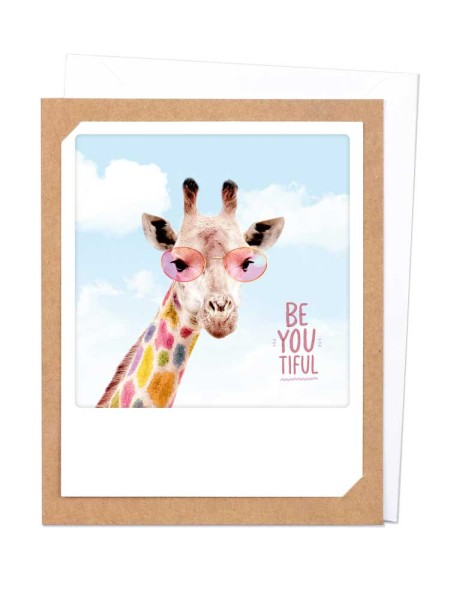 Pickmotion Photo-Card - Be-You-tiful Giraffe