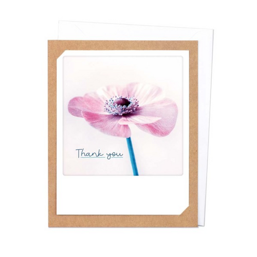 Pickmotion card - Thank You Pink Flower