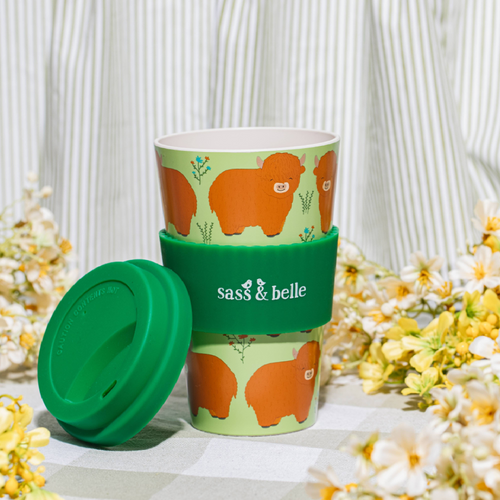 Sass & Belle Travel Mug - Highland Cow
