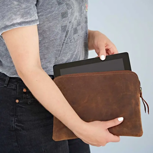 Paper High - Buffalo Leather Tablet Case - Brown