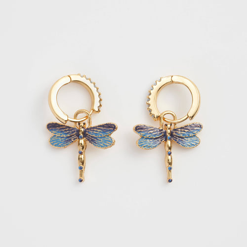 Fable Jewellery - Dragonfly Charm Huggie