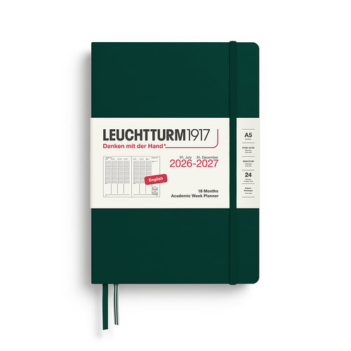 Leuchtturm1917 2026-2027 Diary - Academic Week Planner A5