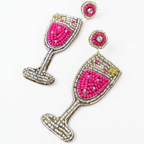 My Doris Earrings - Pink Fizz