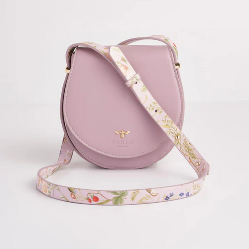 Fable Saddle Bag - Meadow Creatures Lilac