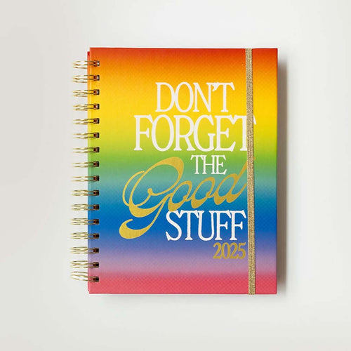 Bando Diary 2025 - Medium 12-Month Annual Planner - Don't Forget the Good Stuff