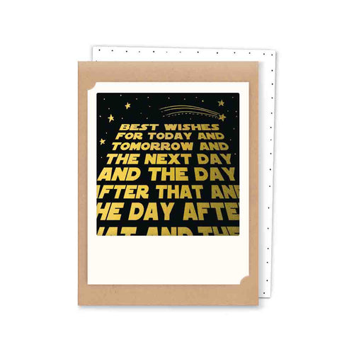 Pickmotion Mini-Card - Best Wishes for Today and Tomorrow