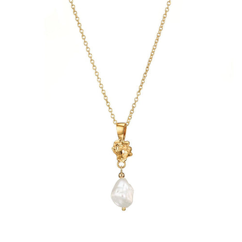 Loinnir Jewellery - Giant's Causeway - Pearl Drop Necklace