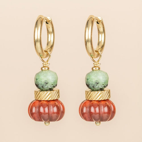 My Heritage Earrings - Hanging Gems