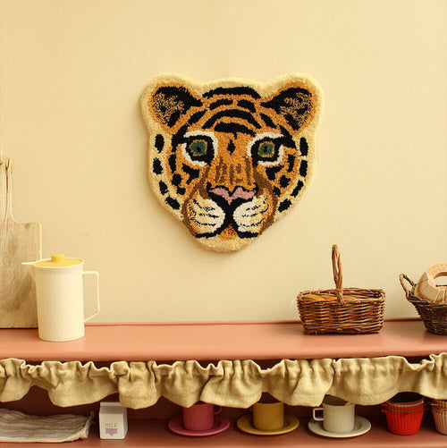 Doing Goods Rug Head - Cloudy Tiger