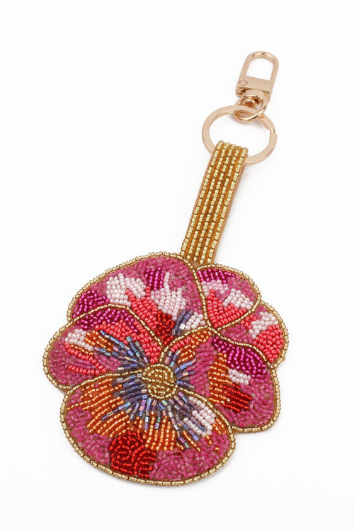 My Doris Keyring / Bag Charm - Pink Pansy