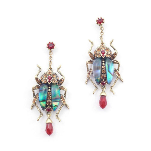 Bill Skinner Earrings - Bejewelled Bug Statement
