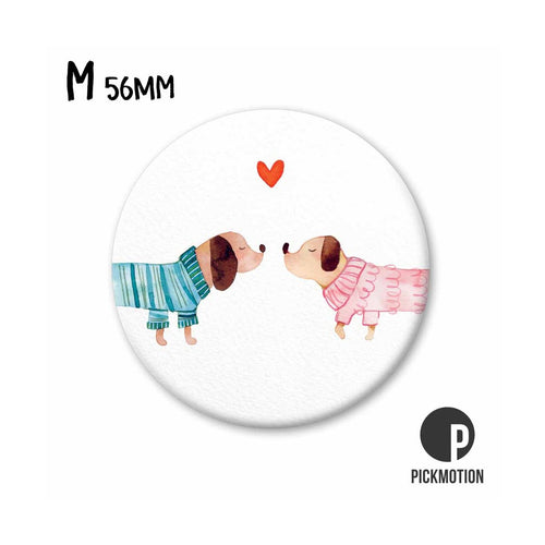 Pickmotion Magnet Medium - Dachshunds Heart