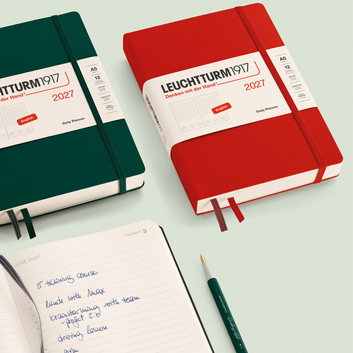 Leuchtturm1917 2027 Diary - Daily Planner A5 Hardcover