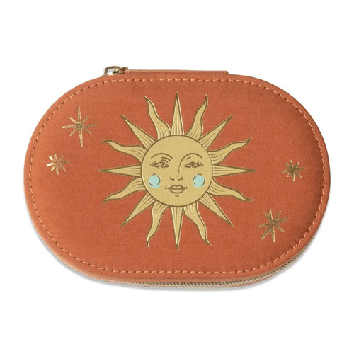 DesignWorks Jewellery Case - Oval Terracotta Sun