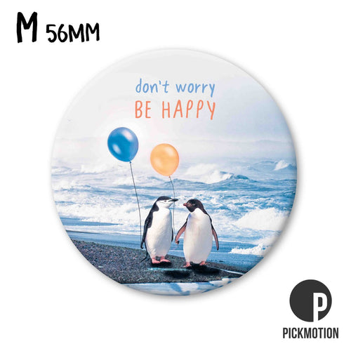 Pickmotion Magnet Medium - Don't Worry Be Happy Penguin