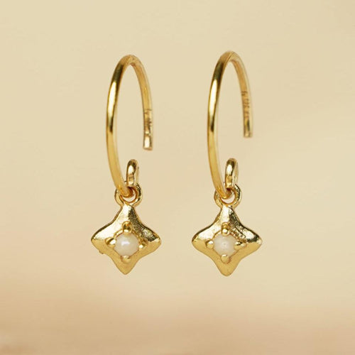 Muja Juma Earrings - Hanging Star Quatro