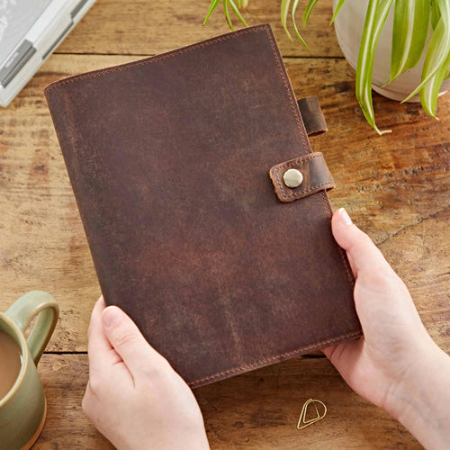 Paper High Journal - Refillable Buffalo Leather