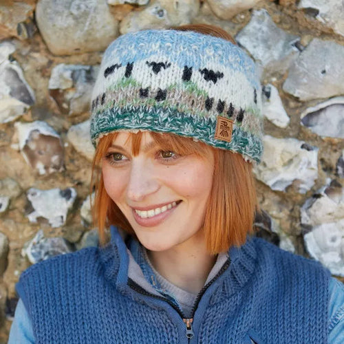 Pachamama Knitted Headband - Hazy Sheep