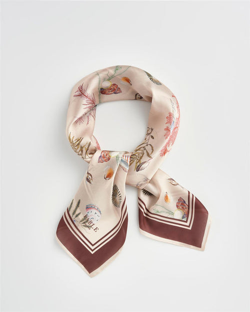 Fable Square Scarf - Whispering Sands - Cream