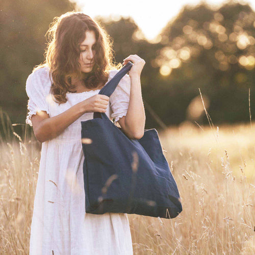 Tintok Rima Canvas Bag - Dark Denim