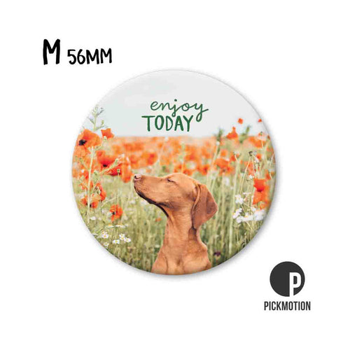 Pickmotion Magnet Medium - Enjoy Today Poppy Dog