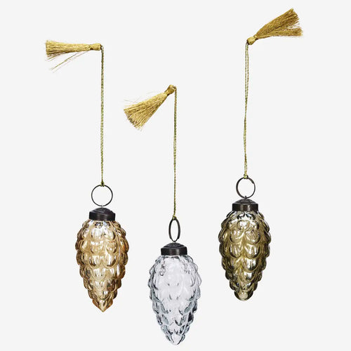 Madam Stoltz Christmas - Glass Pinecone