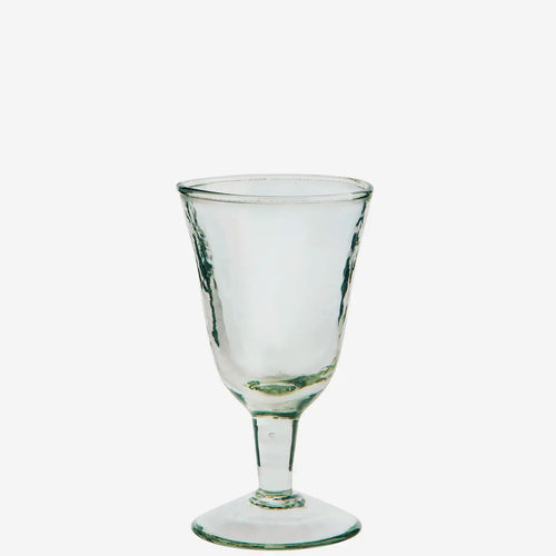 Madam Stoltz Glass - Hammered Wine Glass