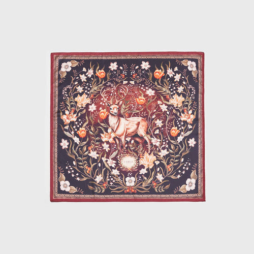 Fable Square Scarf - Aurora Tales Peach