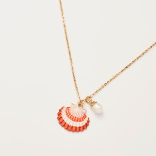Fable Jewellery - Clam Shell and Pearl Necklace