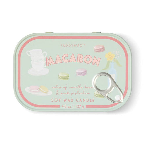 Paddywax Bistro Tin Candle - Macaron