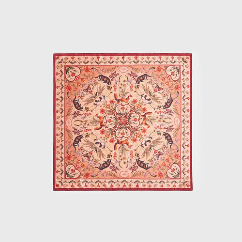 Fable Square Scarf - Folksy Fox Tales