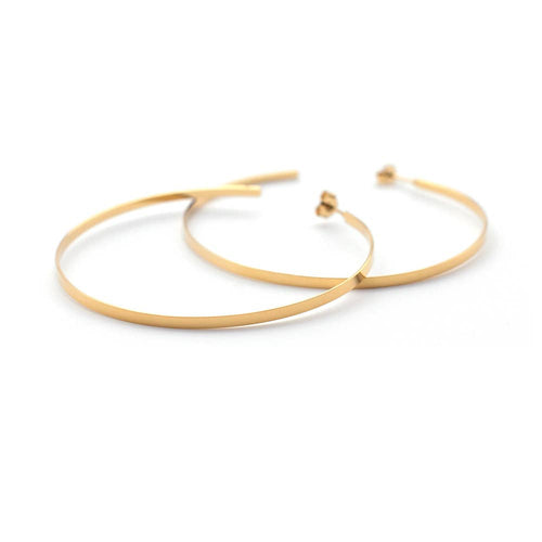 Nadja Carlotti Jewellery - Ocean Maxi Hoop Earrings