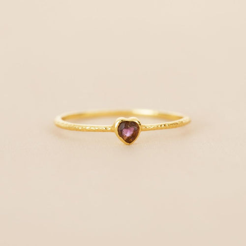 Muja Juma Ring - Thebe Heart Stone