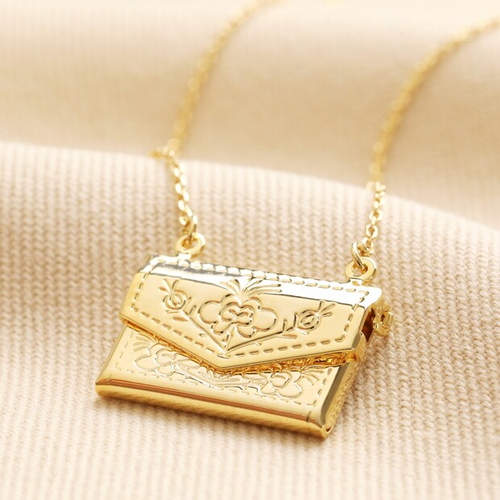 Lisa Angel Necklace - Envelope Locket