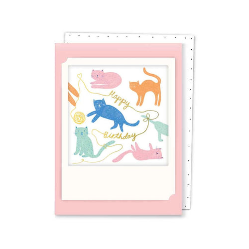 Pickmotion Mini-Card - Happy Birthday Cats