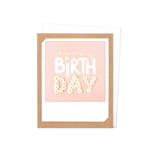 Pickmotion Photo-Card - Happy Birthday Daisies