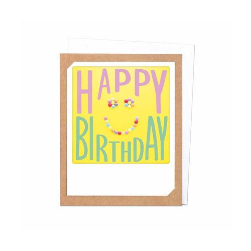 Pickmotion Photo-Card - Happy Birthday Smiley