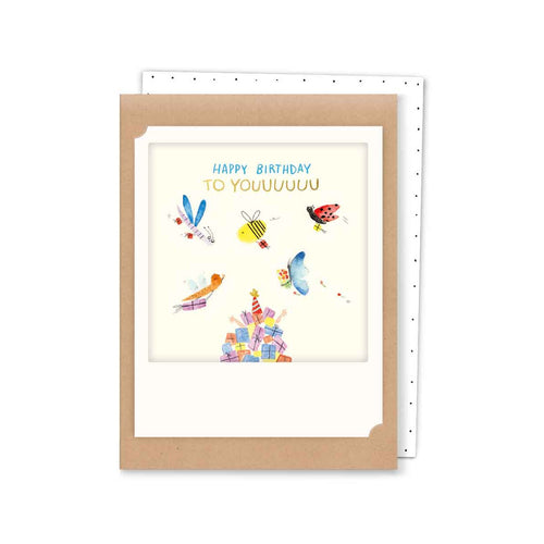 Pickmotion Mini-Card - Happy Birthday to Youuuu Insects