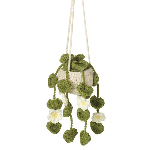 Heaven Sends - Crochet Flower with hanging Basket