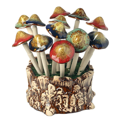 Heaven Sends Halloween - Ceramic Mushroom