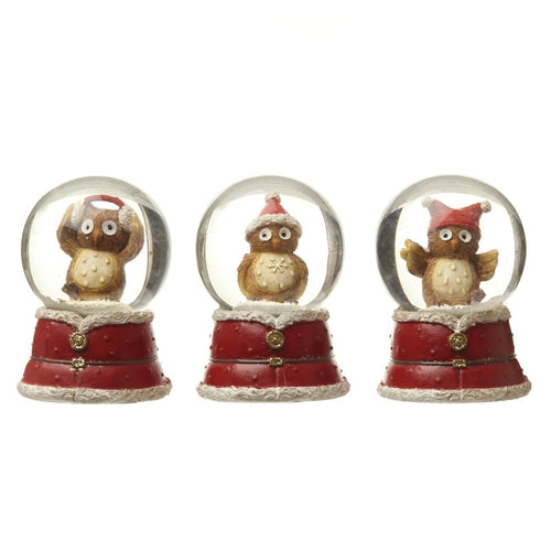Heaven Sends Christmas - Snow Globe Owl
