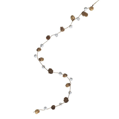 Heaven Sends Christmas - Fir Cone and Bell Garland