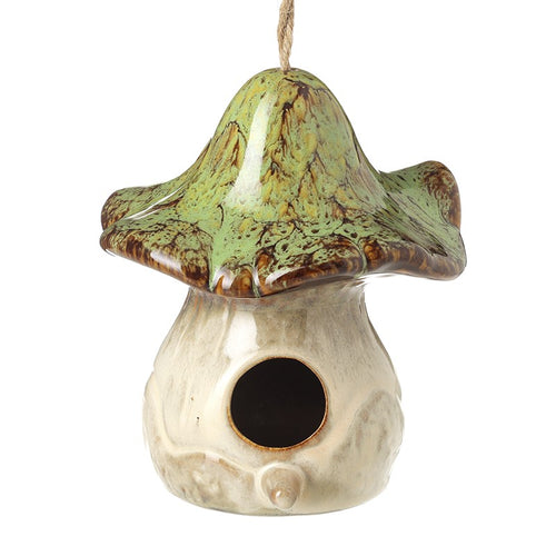 Heaven Sends Halloween - Ceramic Mushroom Green House