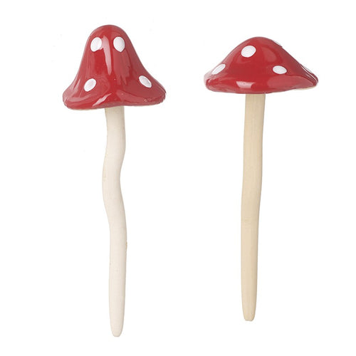 Heaven Sends - Porcelain Red Mushroom