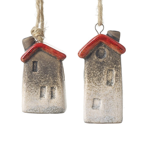 Heaven Sends Christmas Bauble - House with Red Roof