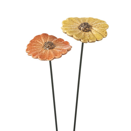 Heaven Sends - Ceramic Daisy in Yellow or Orange