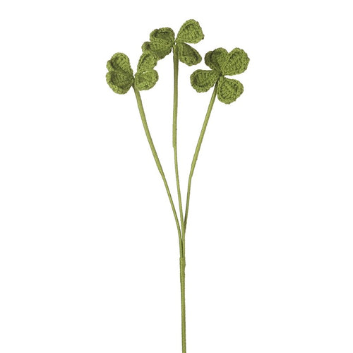 Heaven Sends - Crochet Four Leaf Clover Stem